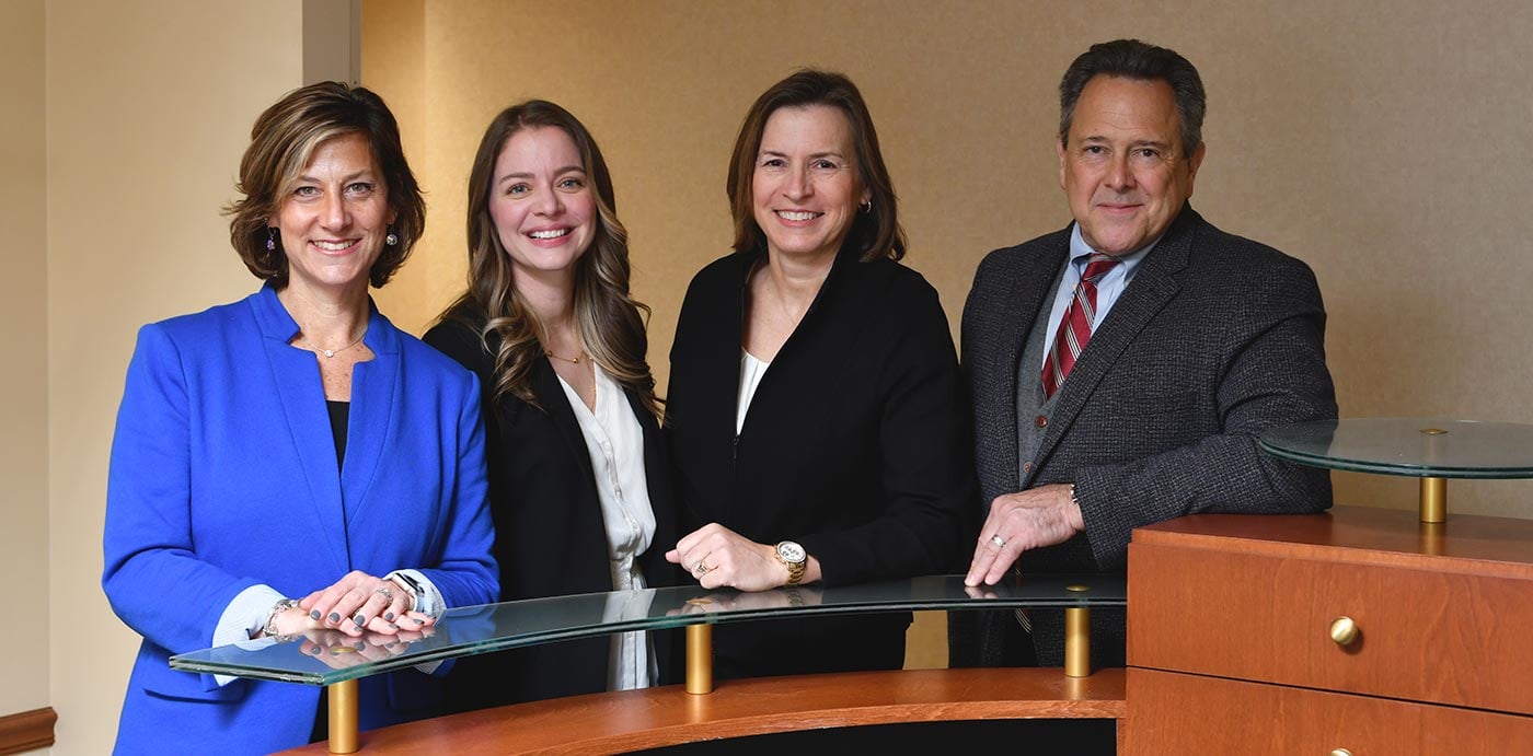 Photo of attorneys Lainie A. Hurwitz, Lauren E. Harpold, Paula J. Schaefer and Michael G. Ruppert