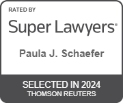 Rated By | Super Lawyers Paula J. Schaefer | Selected In 2024 Thomson Reuters